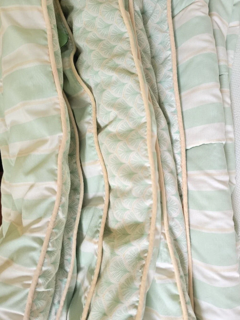 Vintage Laura Ashley 80s Palmetto Comforter Country Cottagecore Full / Double